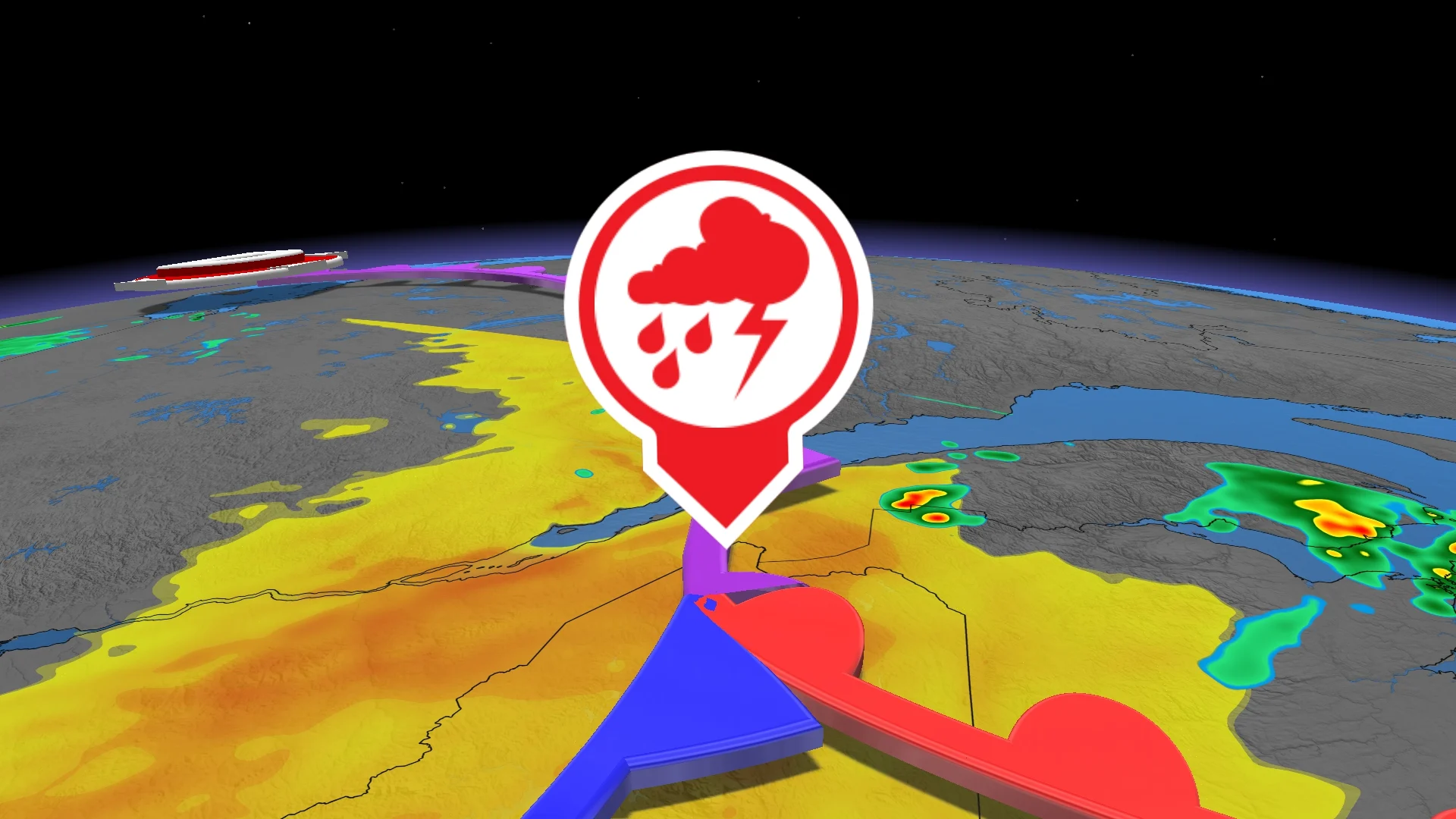 Le risque d’orages violents se poursuit et voici les secteurs concernés