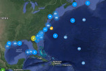 Cette carte vous permet de suivre des requins en temps réel