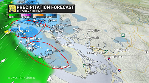 Rising Chances For Low-elevation Snow In B.C. As Air Gets Cold - The ...