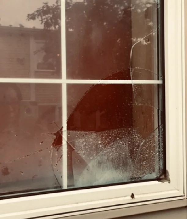 SEE IT Grapefruit sized hail in Alberta shatters windows, damages cars