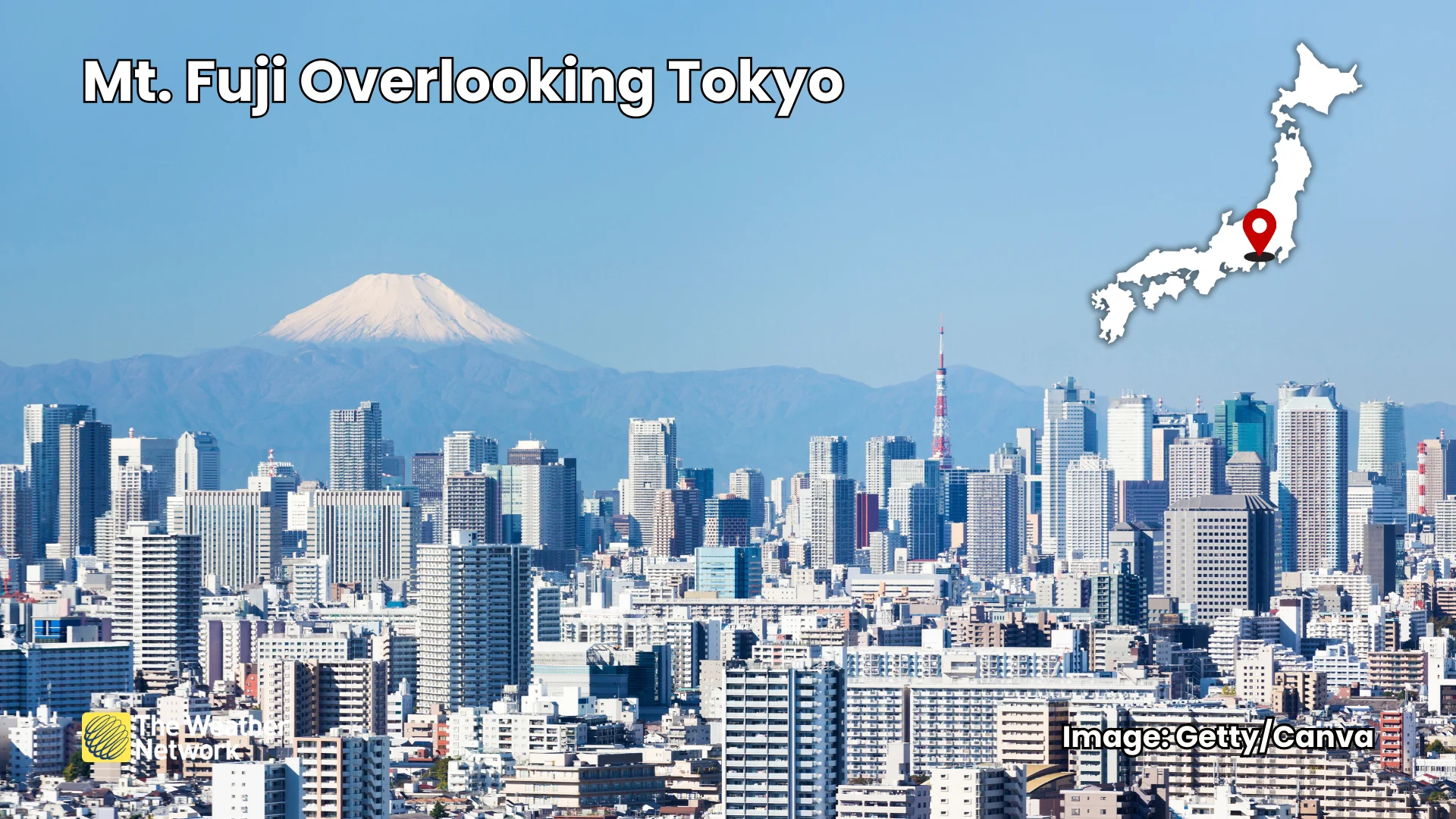 Mt Fuji Overlooking Tokyo