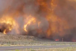 Rare fire tornado warning issued as California wildfire burns out of control