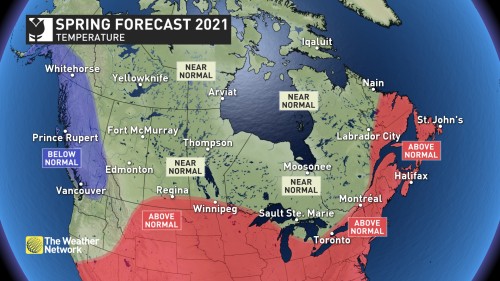 Welcome to spring, Canada! Your next three months of weather, here - The  Weather Network