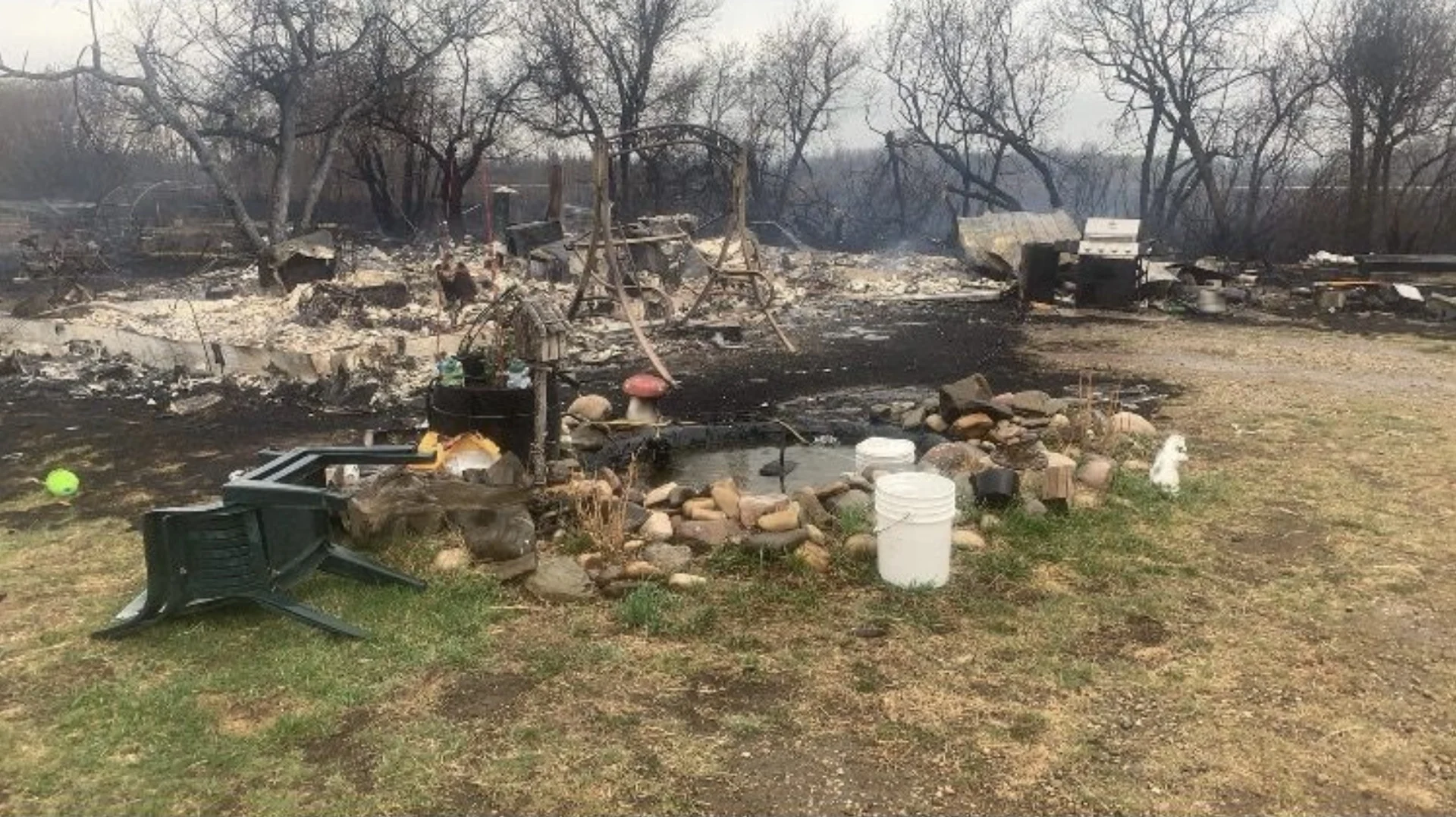 Alberta wildfire damage/Connor O'Donovan/The Weather Network