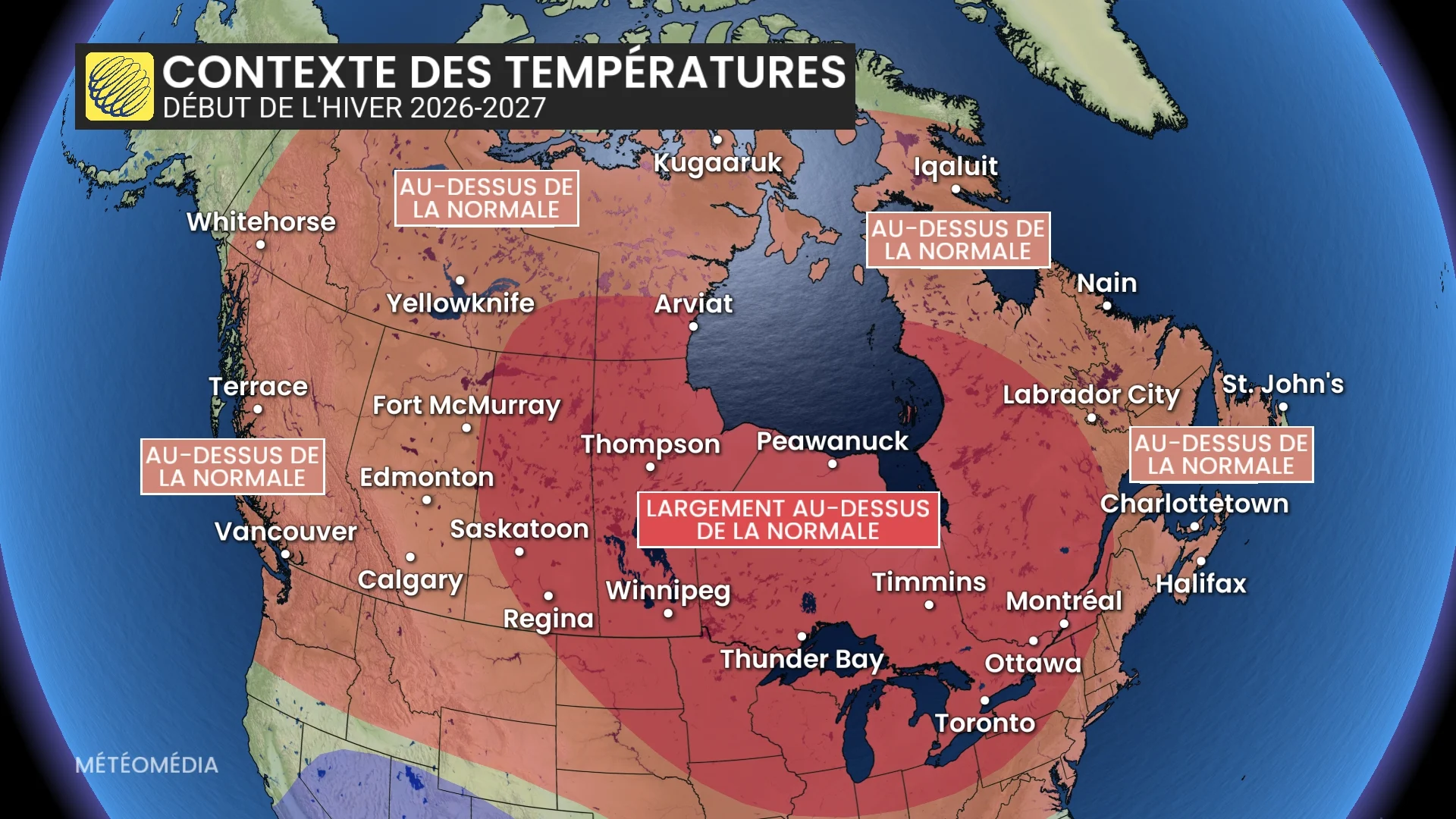 contexte des temperatures debut hiver 2026 2027
