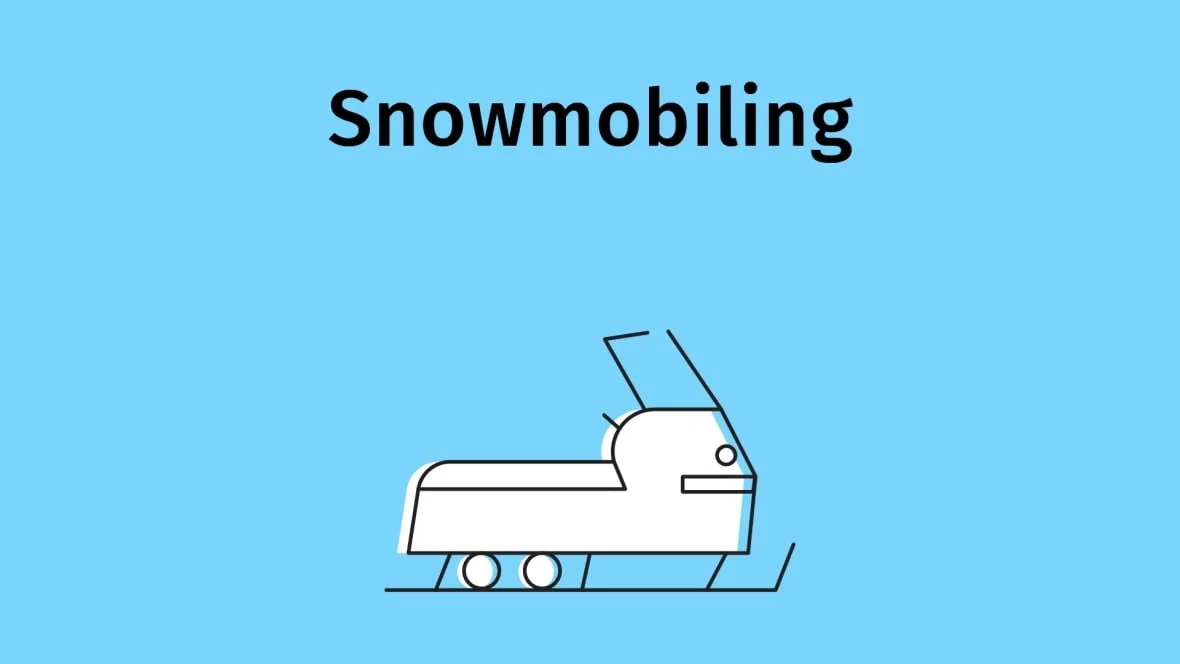 Dr. Anne Huang said snowmobiling is a low risk activity, but only people from the same household should share a sled. (CBC Graphics)