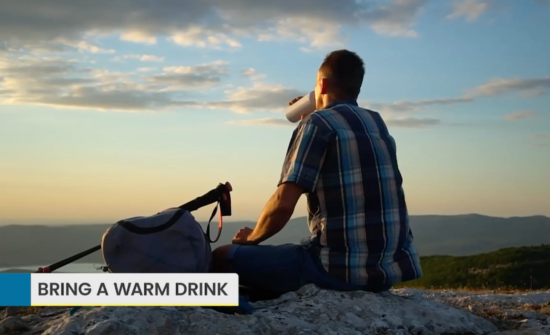 Nate Coleman: Bring a warm drink with you when going out for a hike in the fall