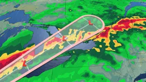 Remains of Beryl to deliver a soaking with flood risk to Ontario, Quebec