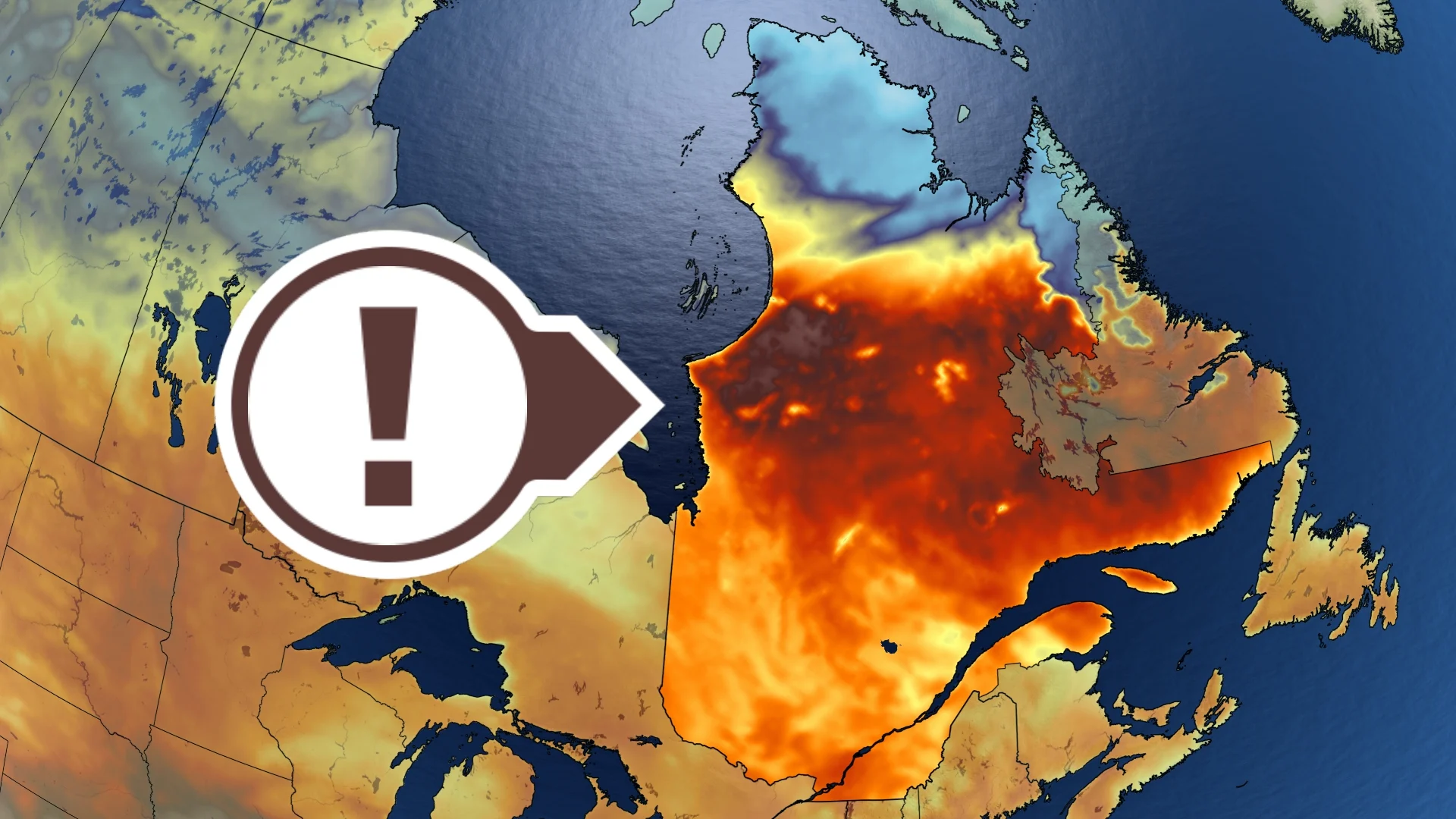 La chaleur atteint des niveaux jamais vus dans cette région du Québec