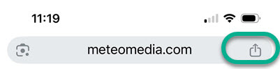 Partager chrome