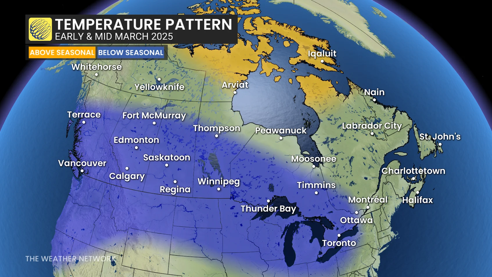 Early Mid March 2025 Temperature Pattern
