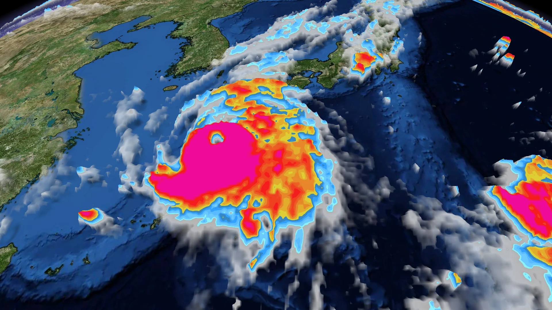 Un puissant typhon pourrait perturber la circulation atmosphérique au Québec