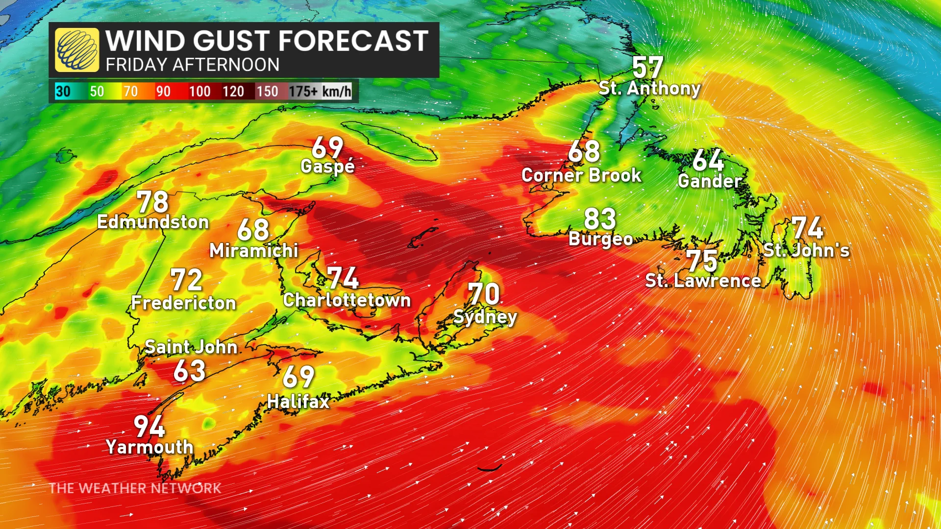Baron - ATL winds Friday afternoon - Feb13