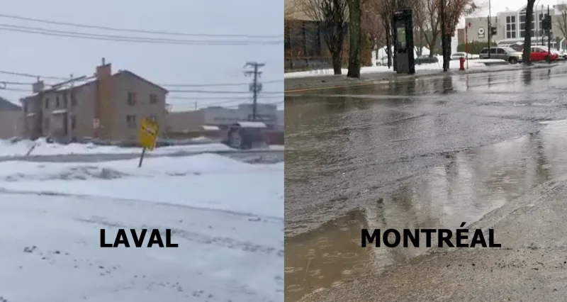Tempête majeure : le Québec scindé en deux
