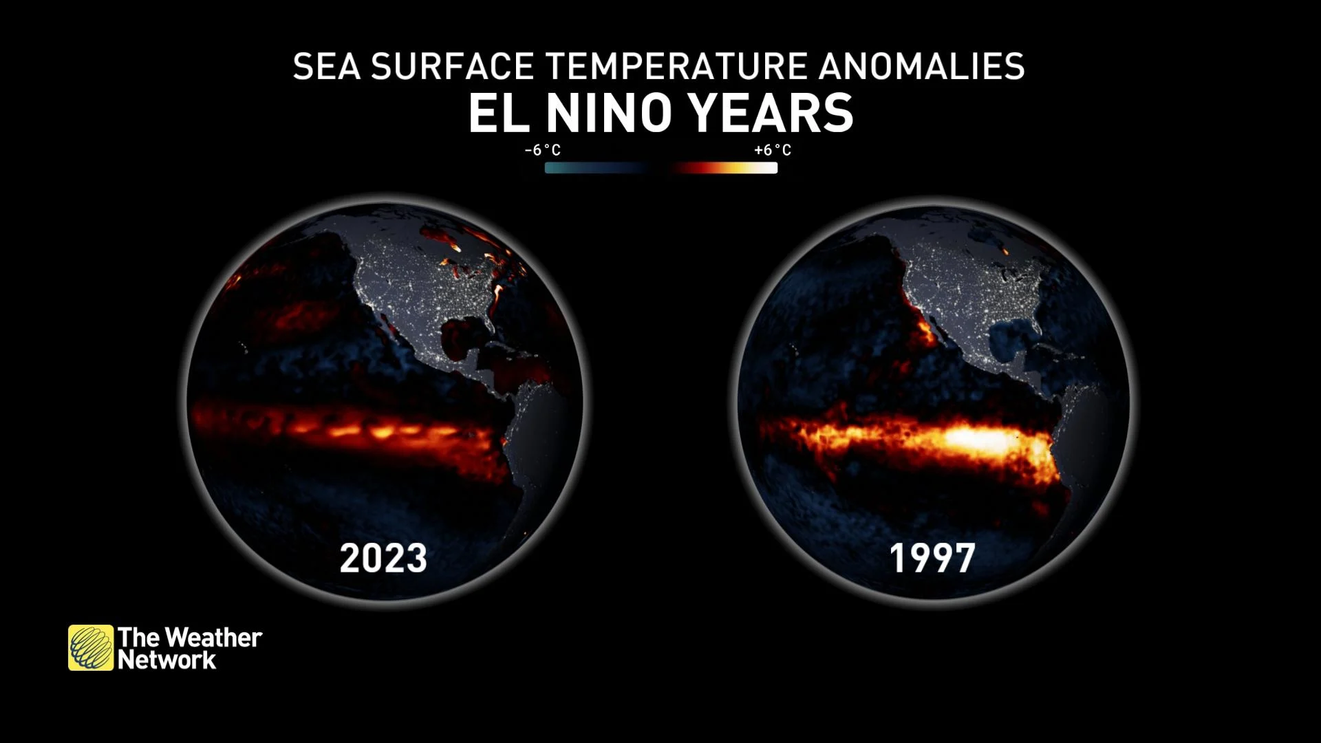 El Nino 1997 vs 2023
