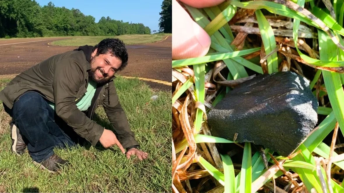 roberto-vargas-and-meteorite/Submitted by Roberto Vargas via CBC