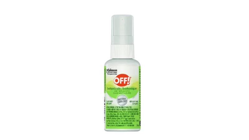 Amazon, deet-free OFF spray, CANVA, sunflower fields