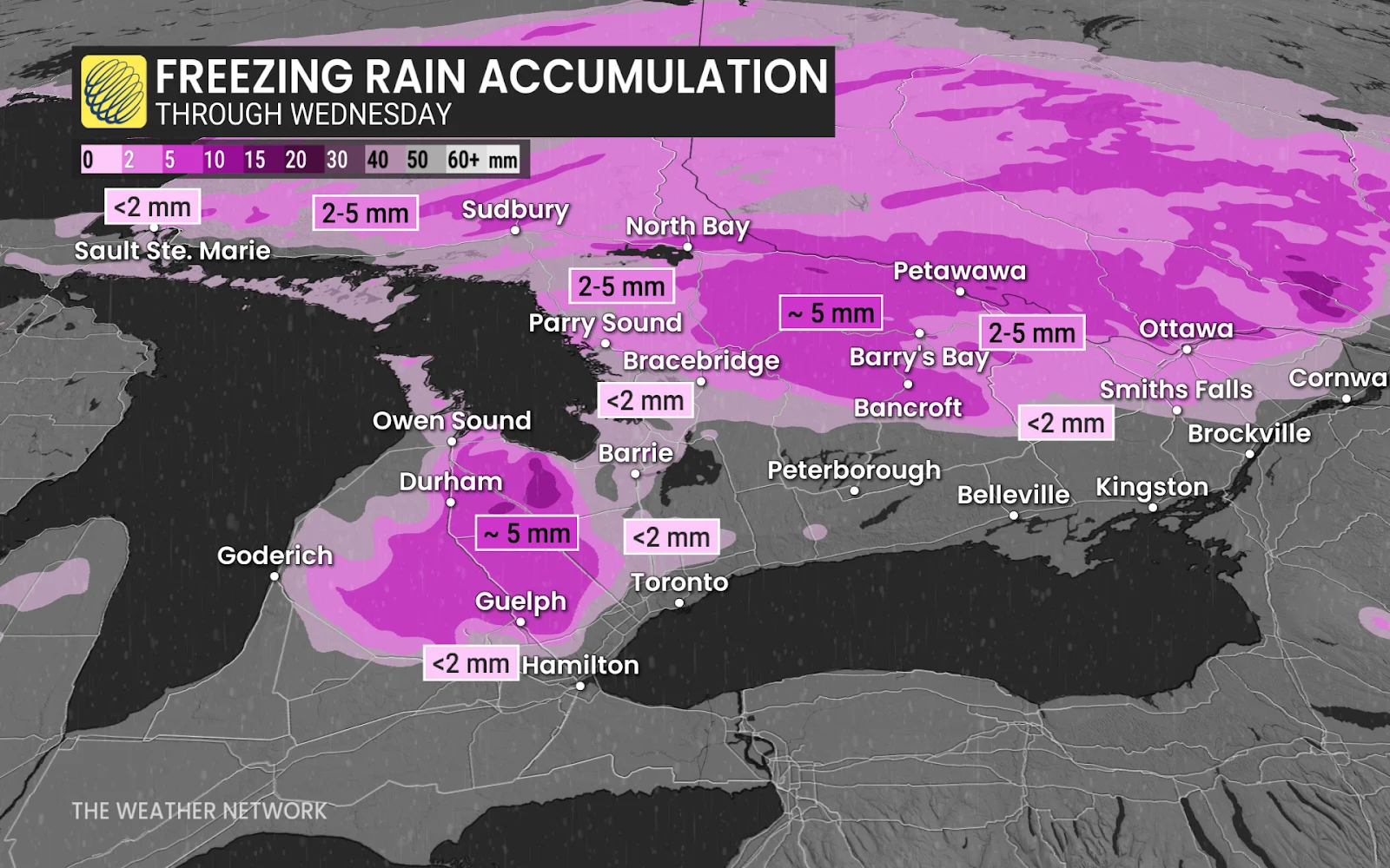 Ontario freezing rain outlook