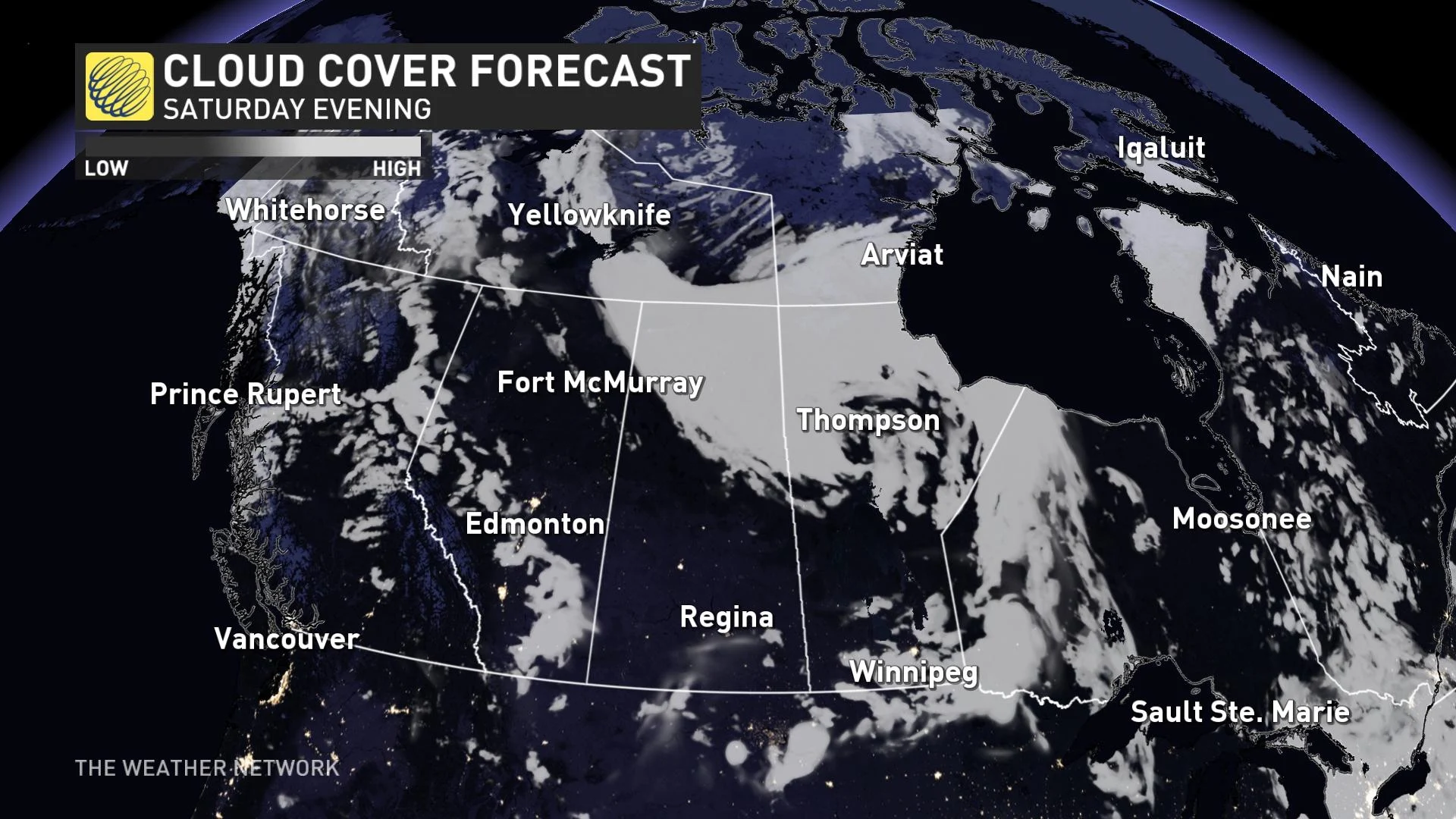 Cloud Fx Sat Eve Western Canada