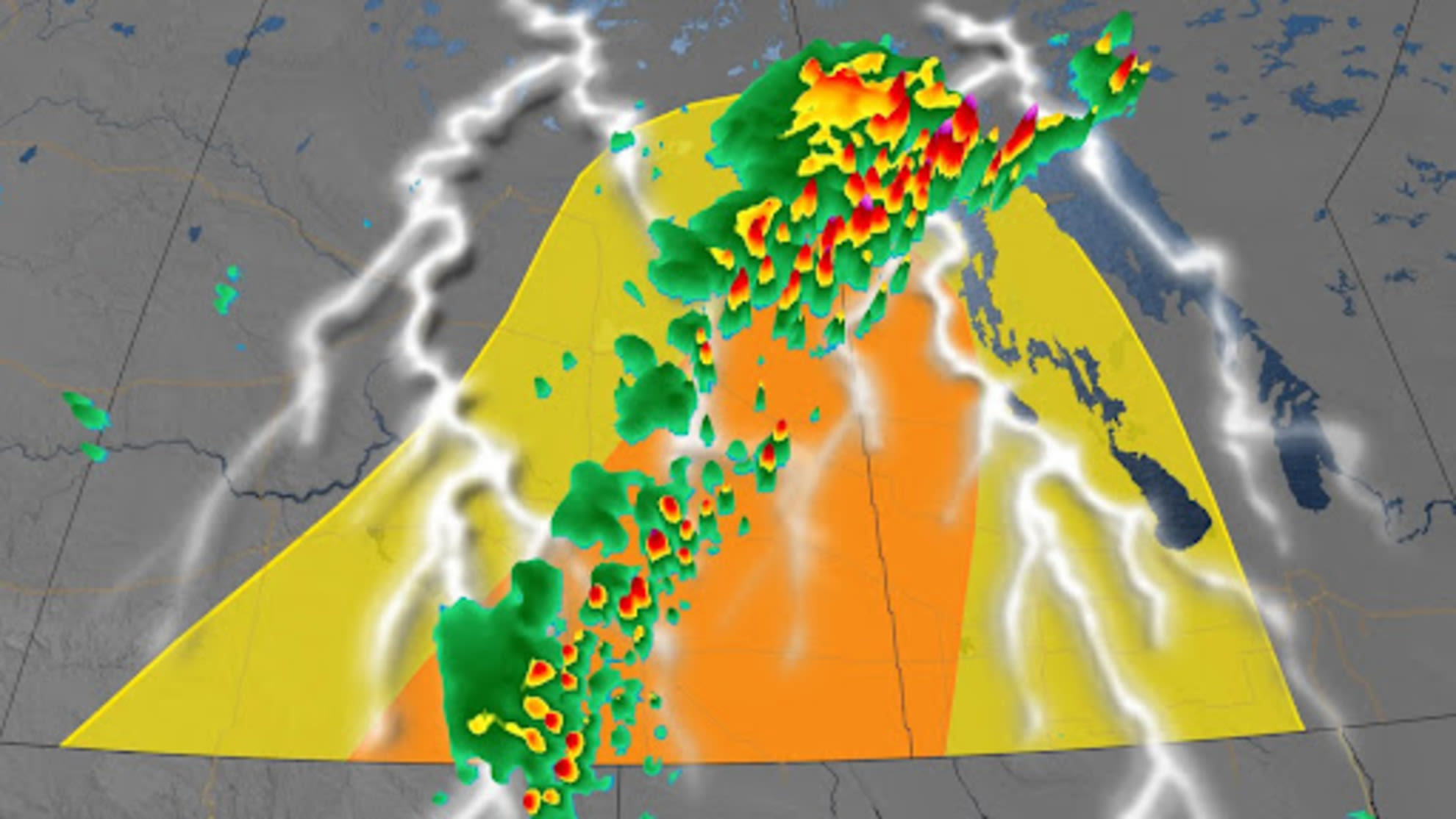 Severe storms on the Prairies threaten strong winds and large hail ...