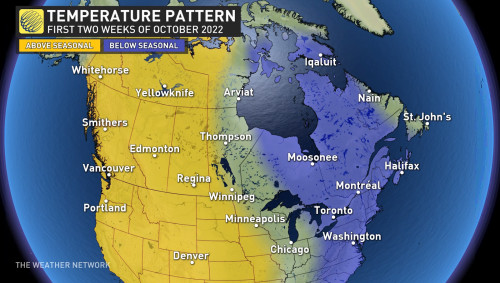 Canada s October outlook Slow slide or freefall into colder