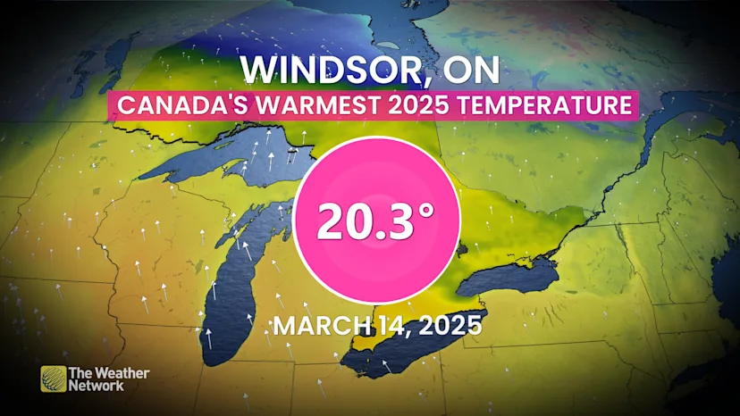 Canada sees its first 20C of the year, who’s next? - The Weather Network