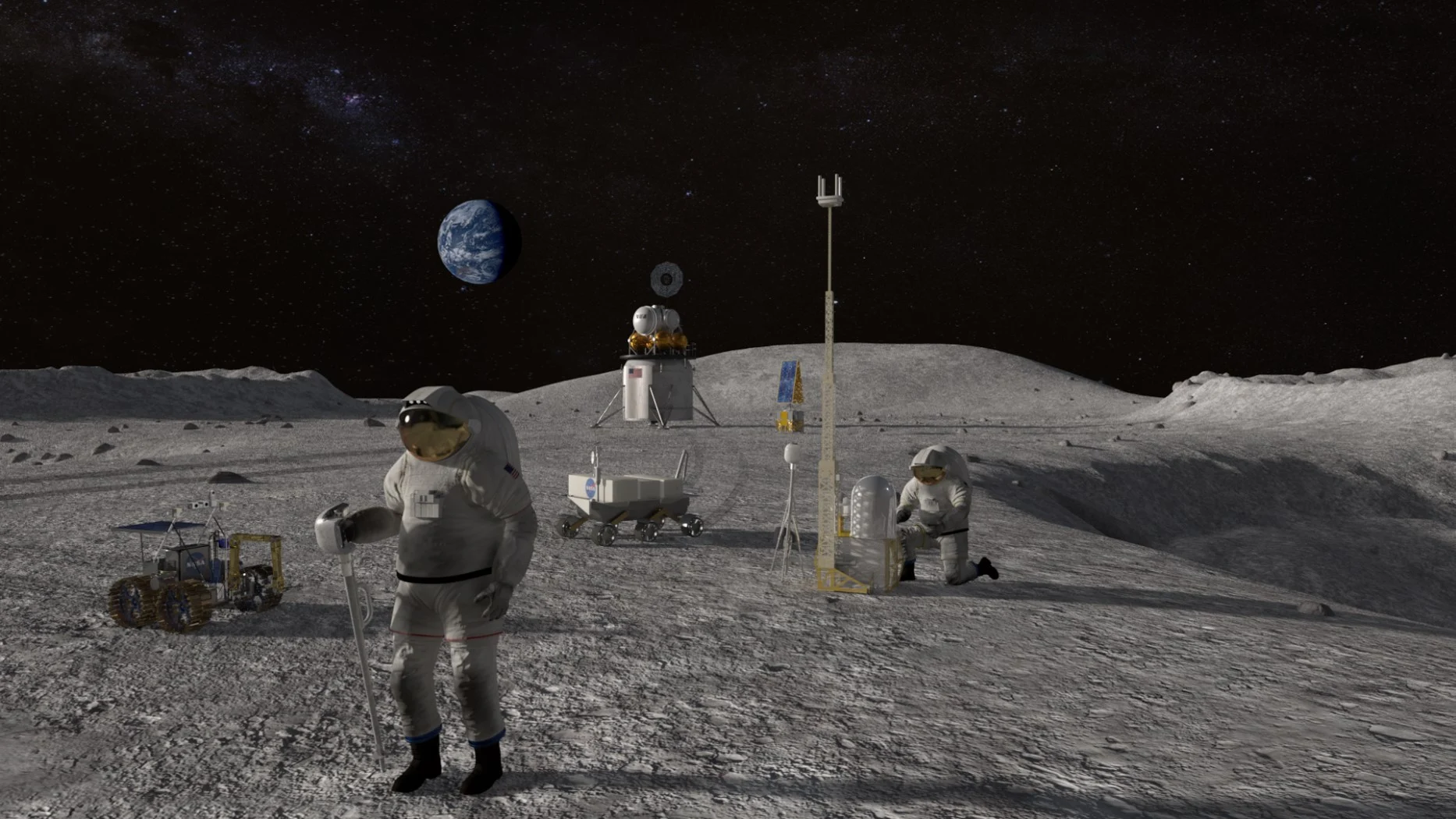 human landing system 2024 surface astronauts 0