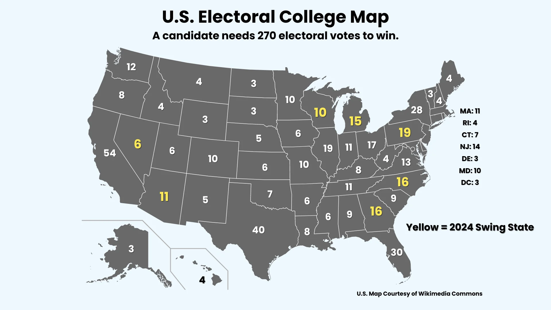 U.S. Electoral College Map