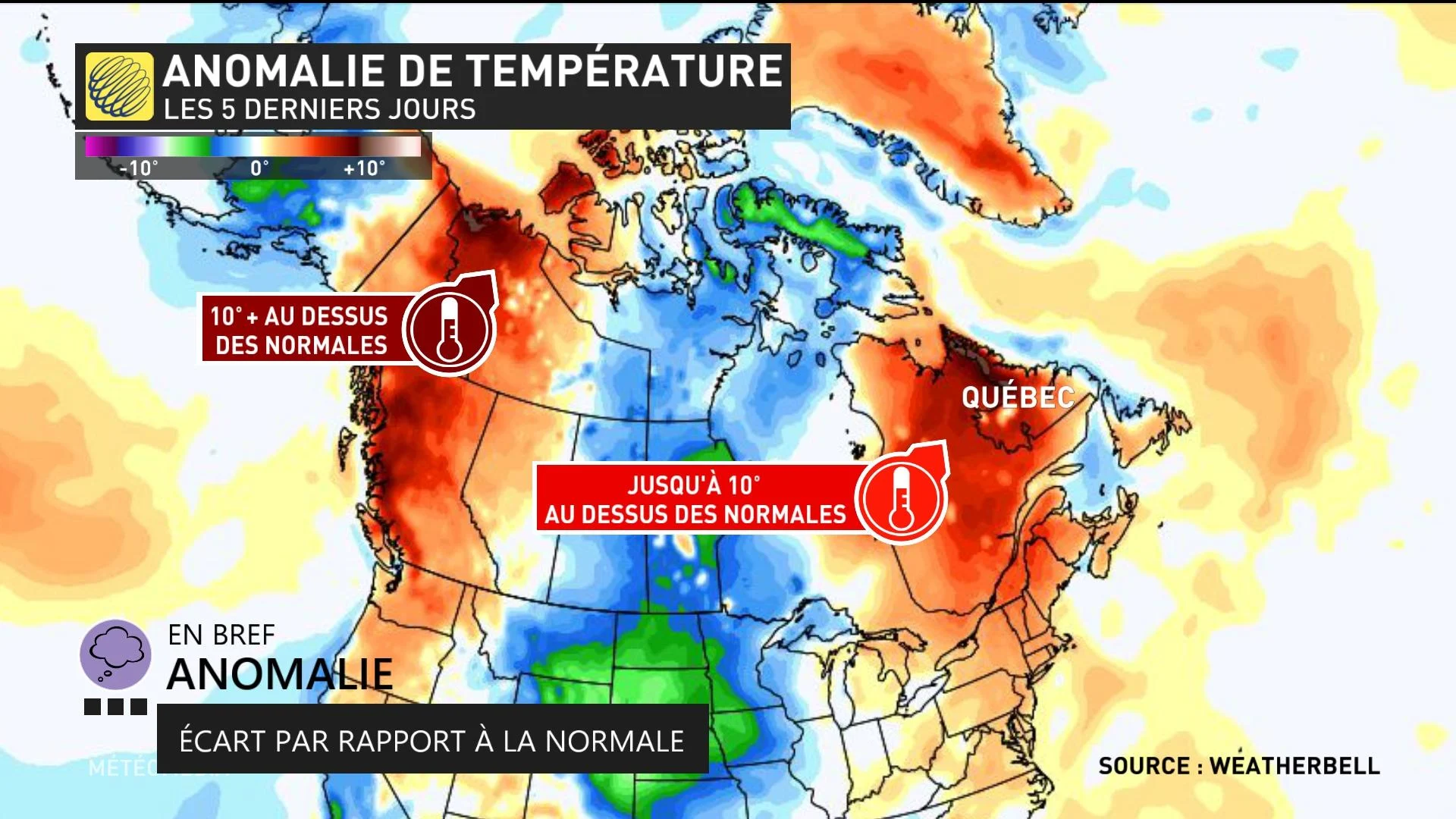 Anomalie de température