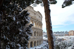 How Rome responded to a very rare snowfall