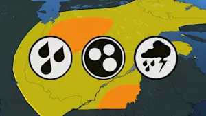 Gros grêlons possibles : risque d’orages violents au Québec vendredi. Détails ici.  