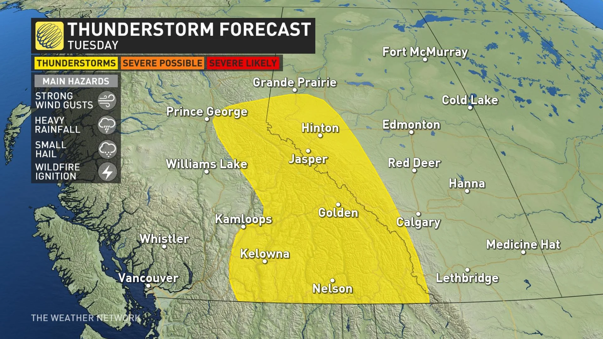 Baron - West thunderstorm Tuesday - May2