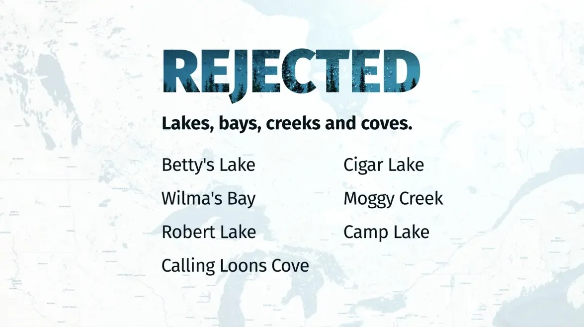 CBC Rejected names 1