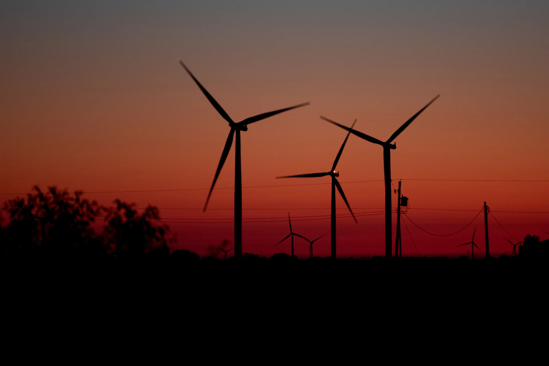 A wind turbine farm in Ontario, Canada.  (Neil Ever Osborne)