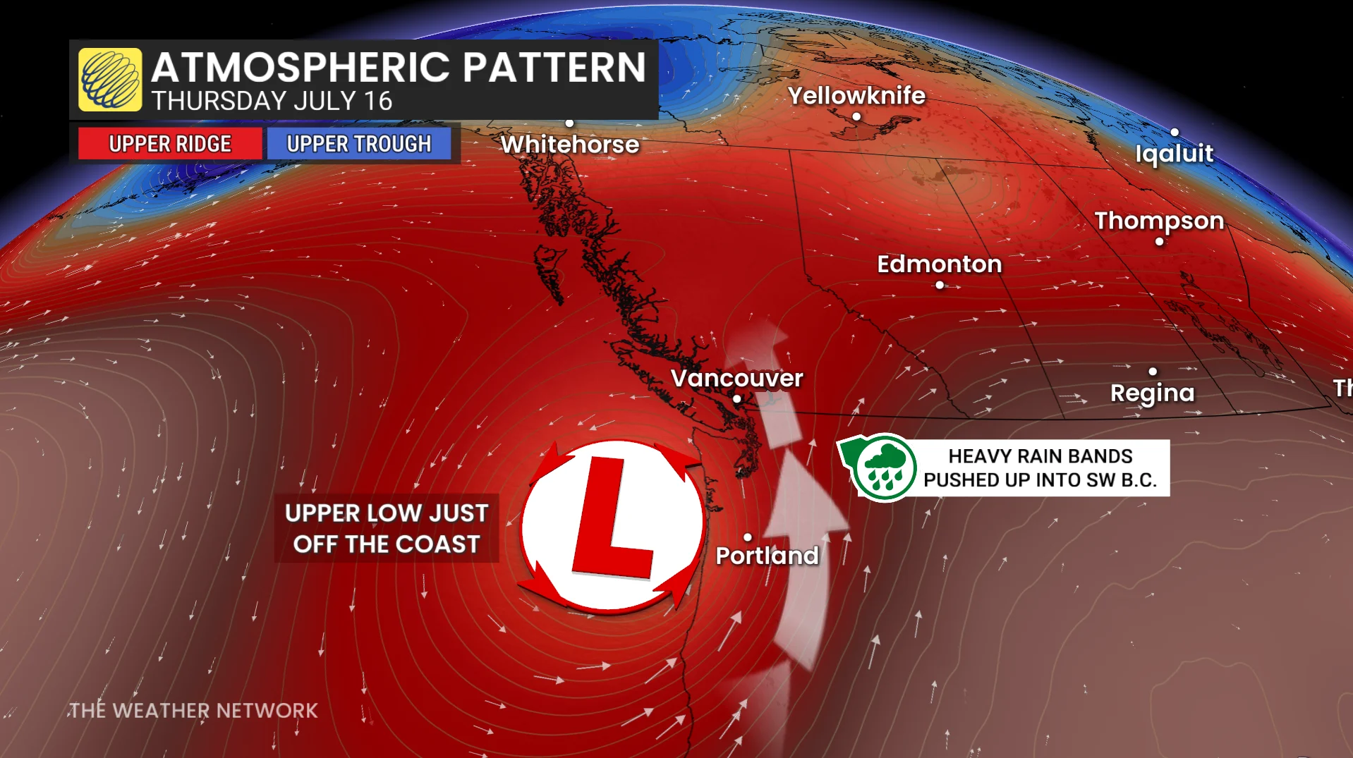 Baron - BC atmospheric pattern - July 16