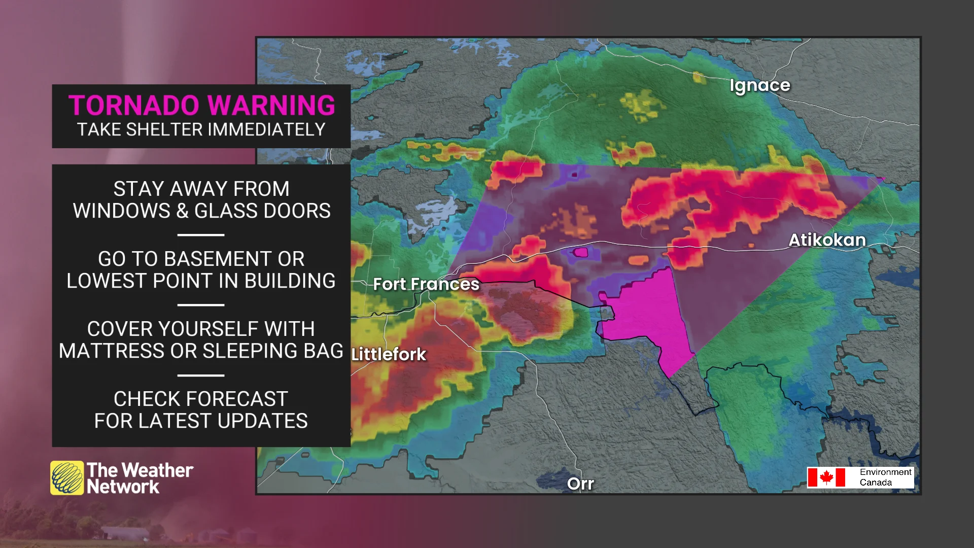 northern ontario tornado warning july 4 2025