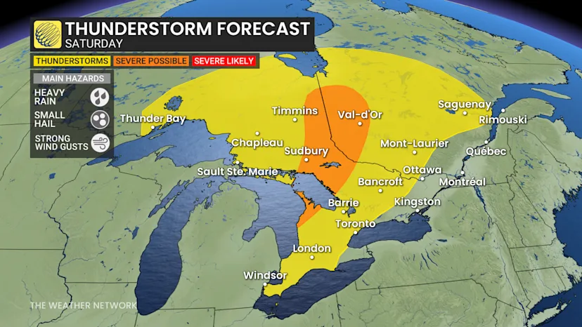 Storms threaten to interrupt the weekend in parts of Ontario, Quebec ...