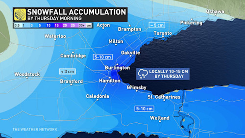 Expect Tricky Travel In The Gta From Intense Lake Effect Snow Squalls The Weather Network