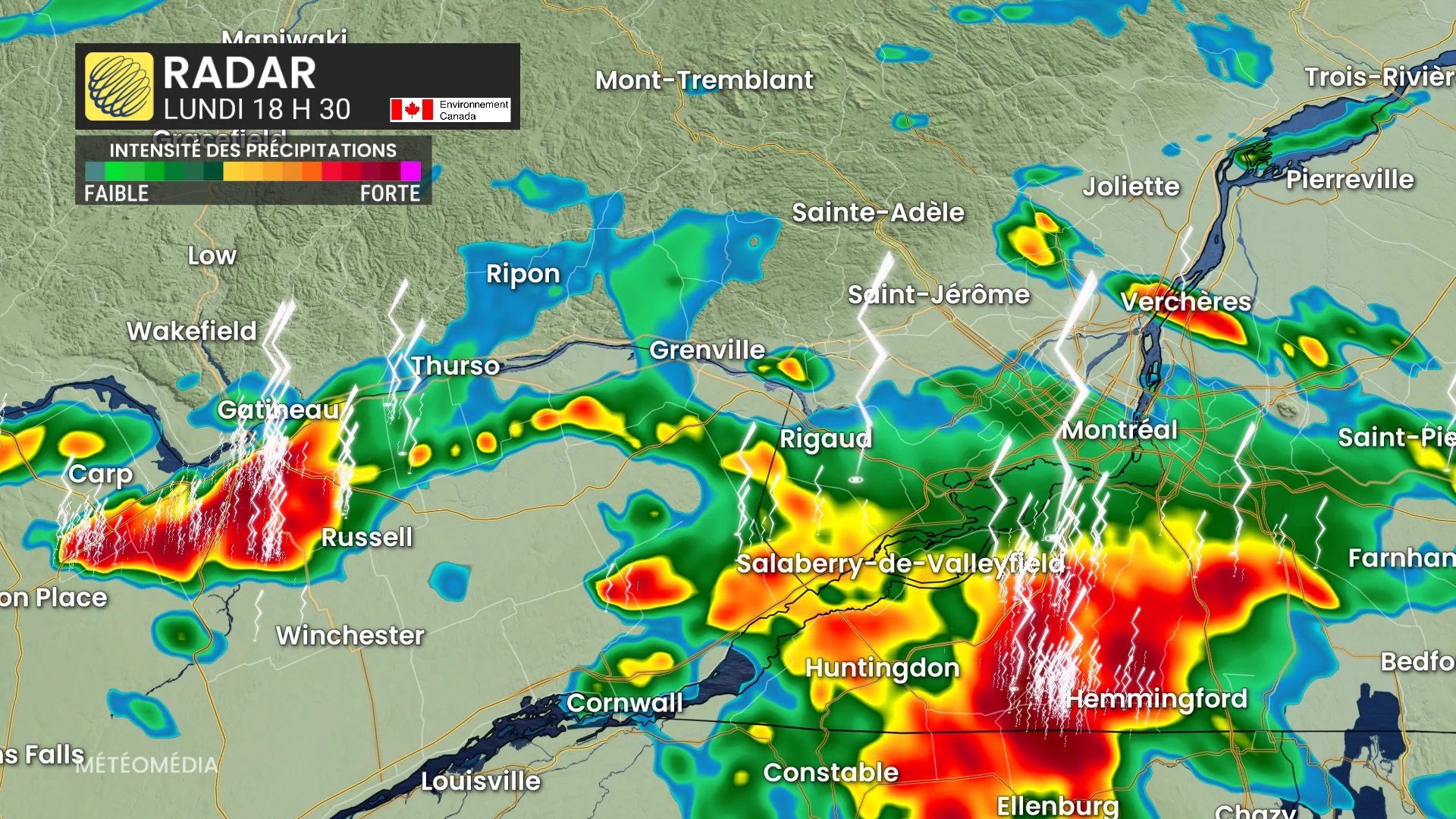 radar orages lundi 18 h 30 10 aout 2026