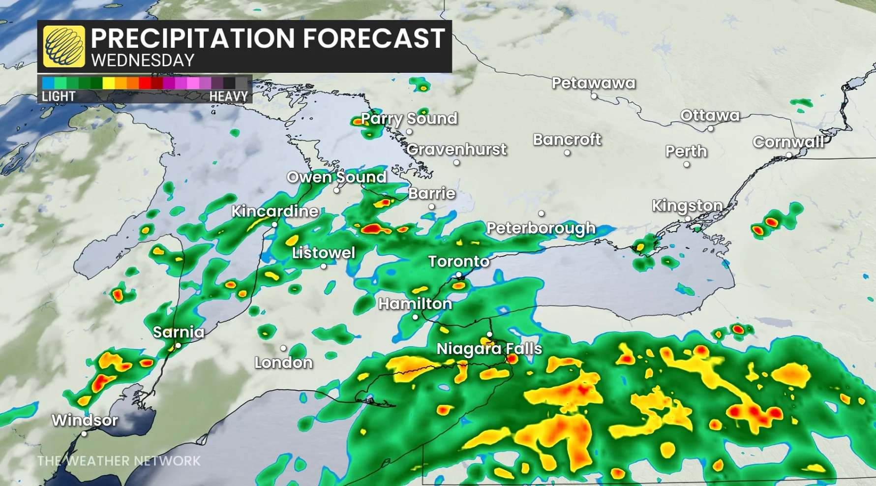 Baron - Wednesday precipitation forecast - Sept24