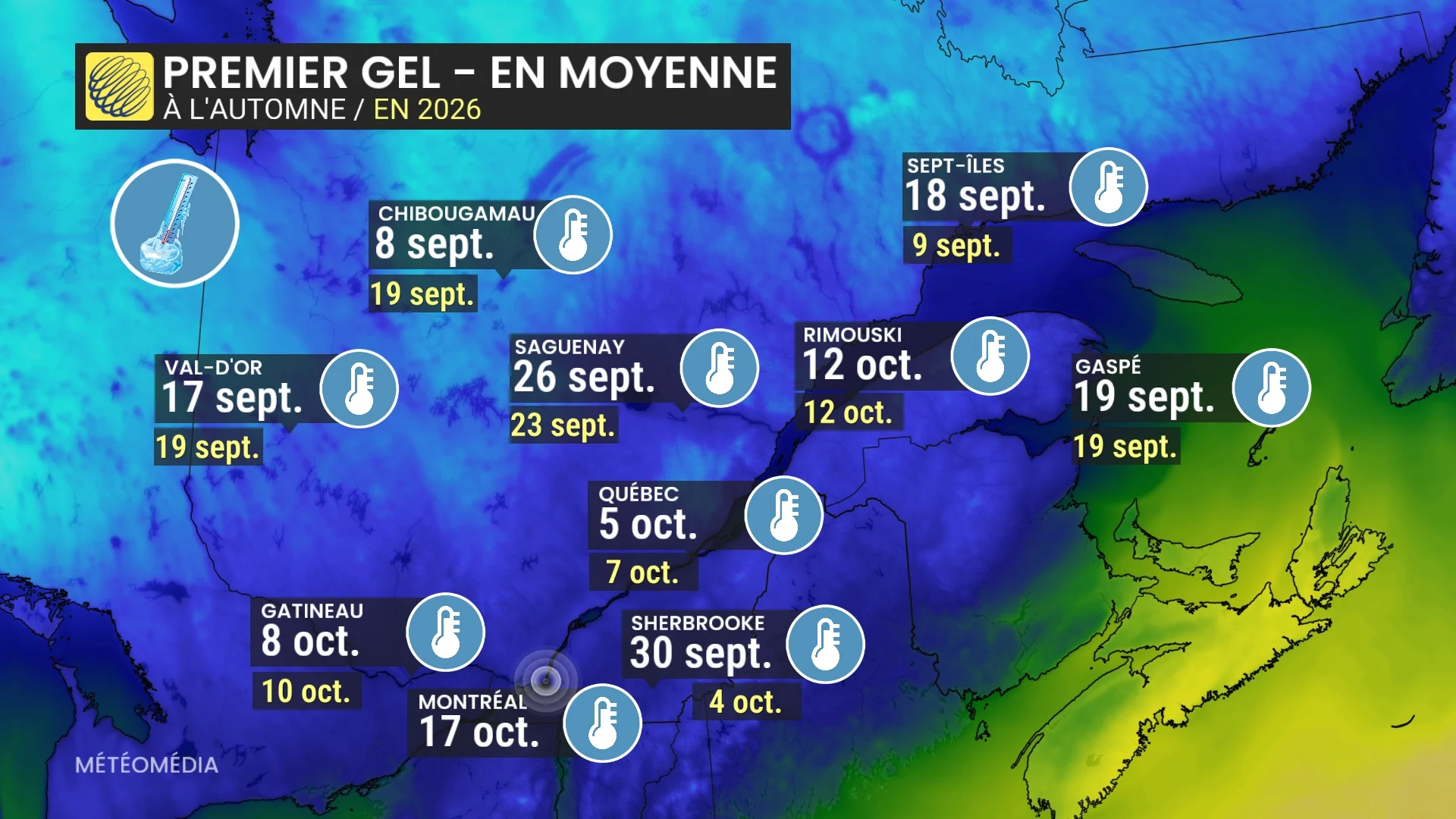 Premier gel : dernière chance pour cette région avant un petit bout