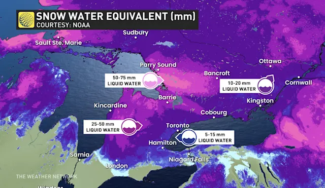 Messy Ontario storm raises flood risk with rain and snow impacts - The ...