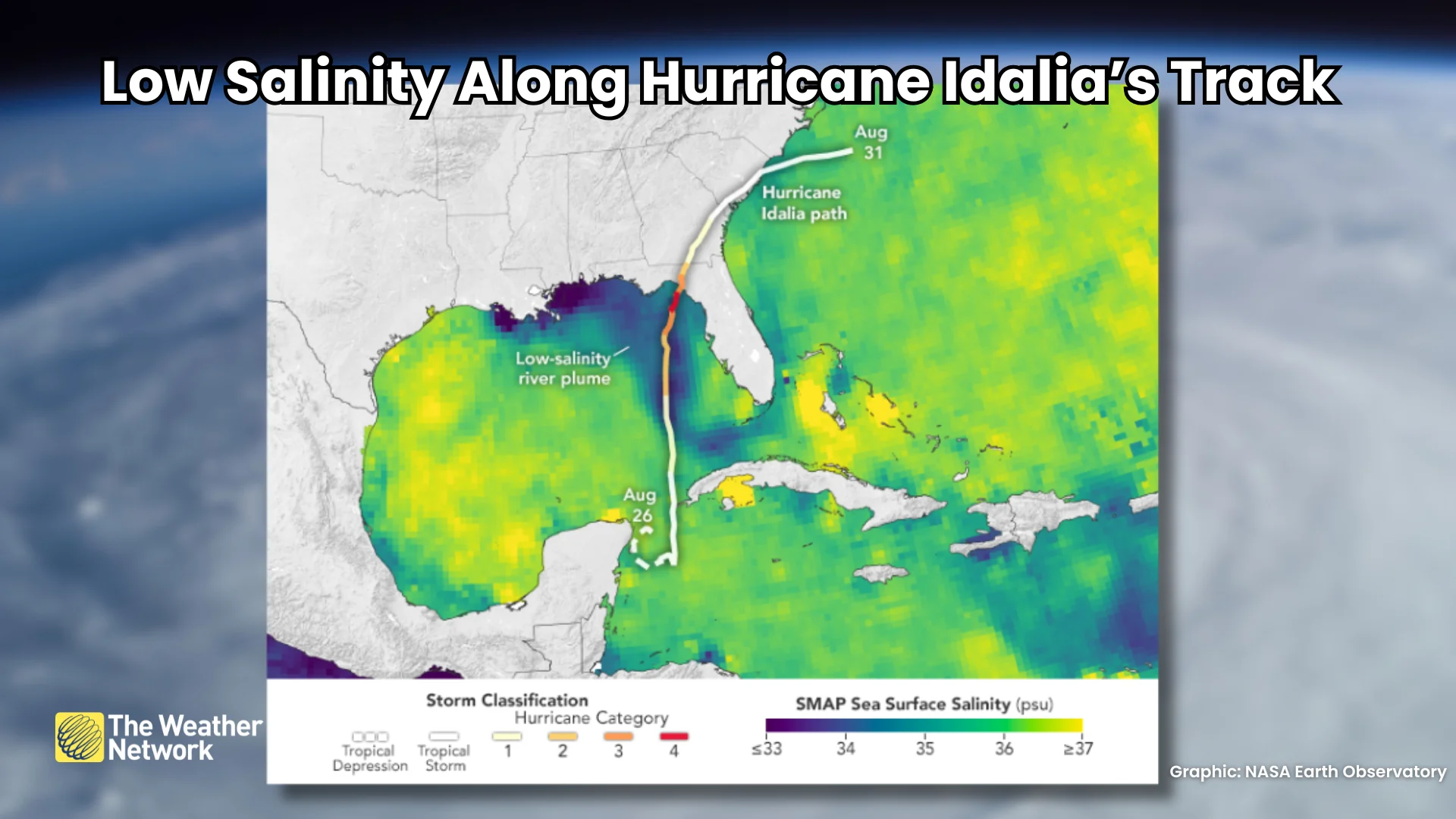 Low Salinity Along Hurricane Idalia-s Track