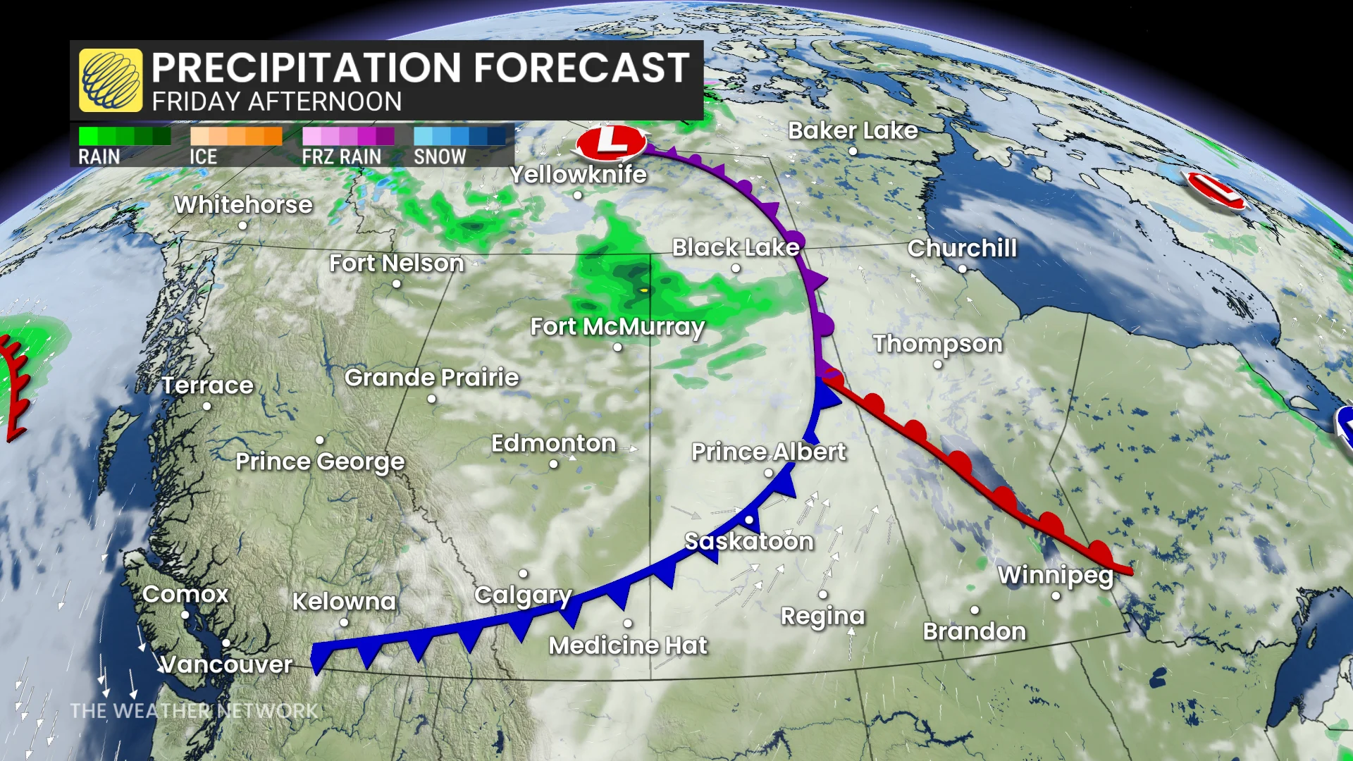 Baron - Friday afternoon precipitation - June4