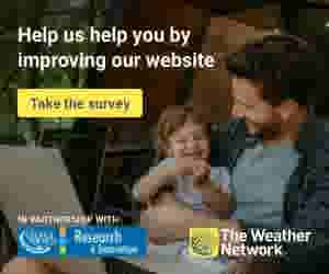 Help use improve The Weather Network website. Take the survey.