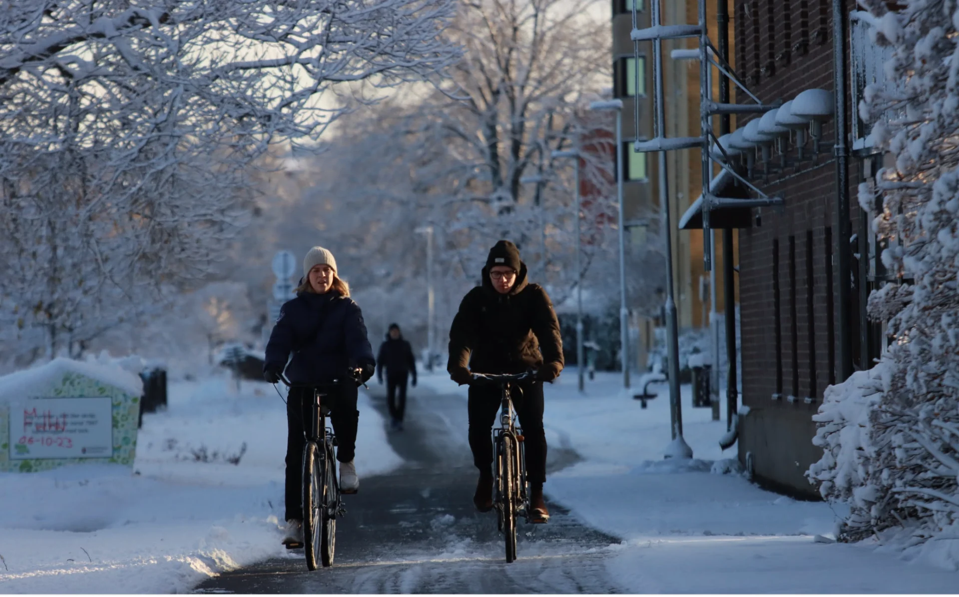 Conquer winter biking effortlessly with simple modifications