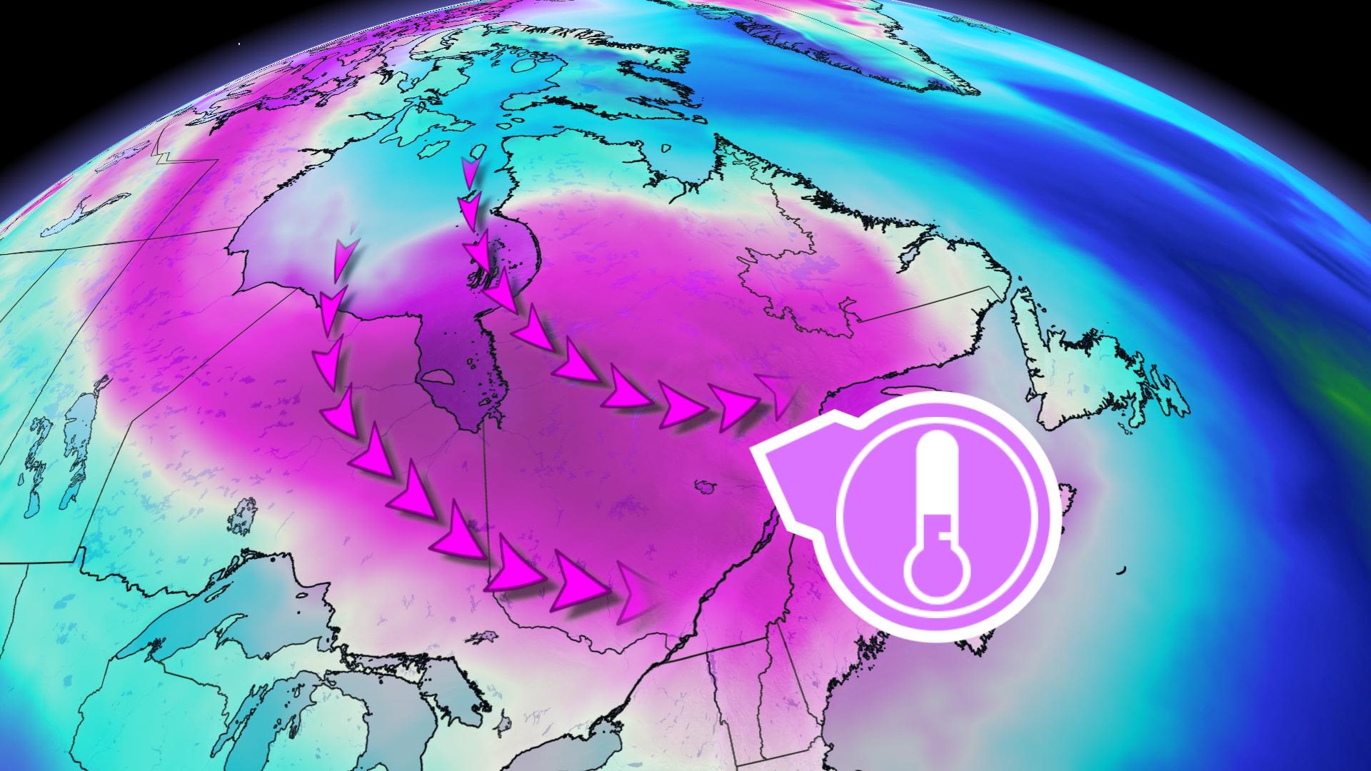 Froid intense : la table est mise pour la prochaine semaine au Québec ...