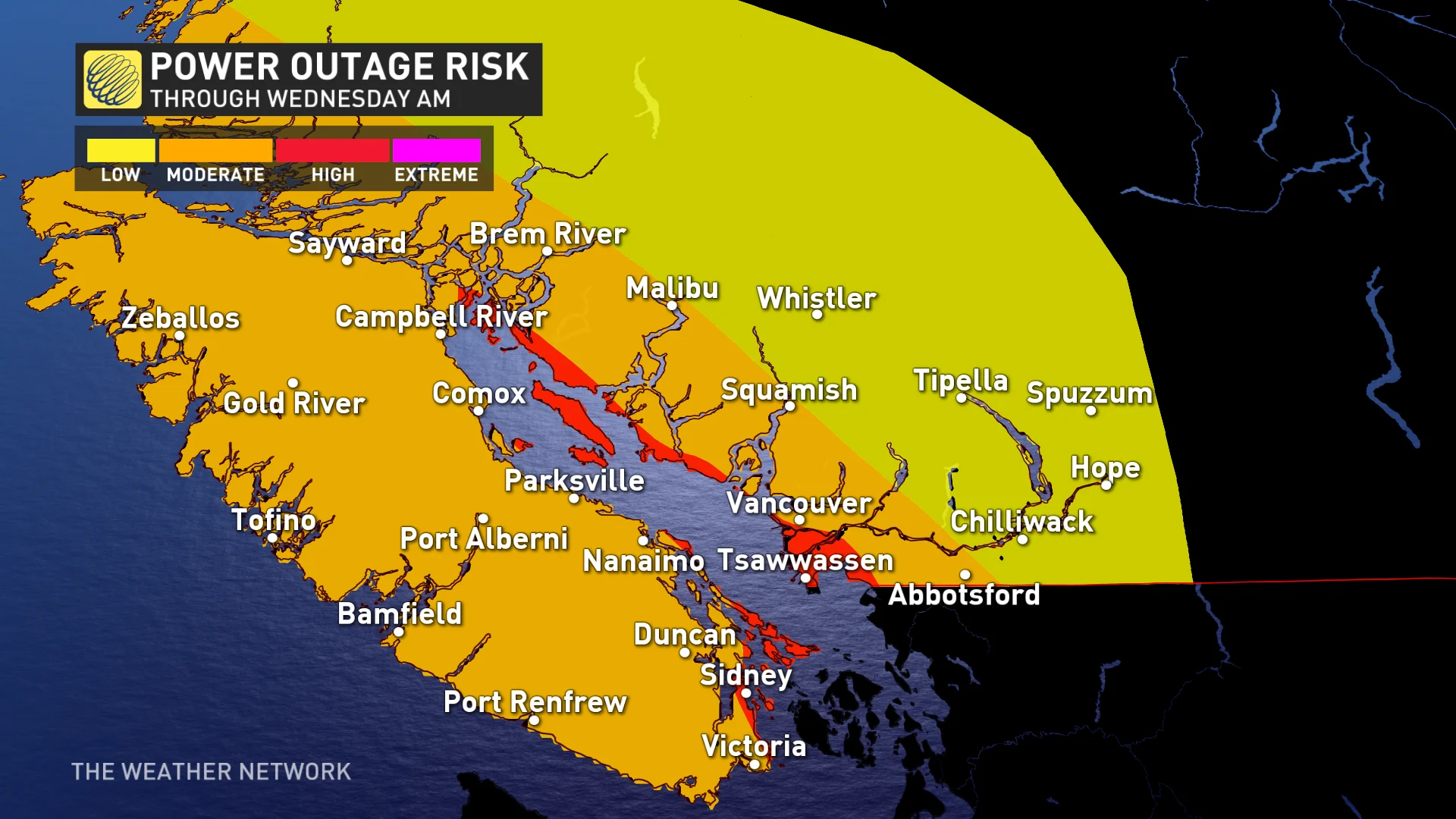 Baron - B.C. power outage risk through Wednesday_Nov. 11