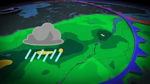 Jusqu’à 50 mm de pluie : des secteurs bien arrosés d’ici mardi. Détails ici. 