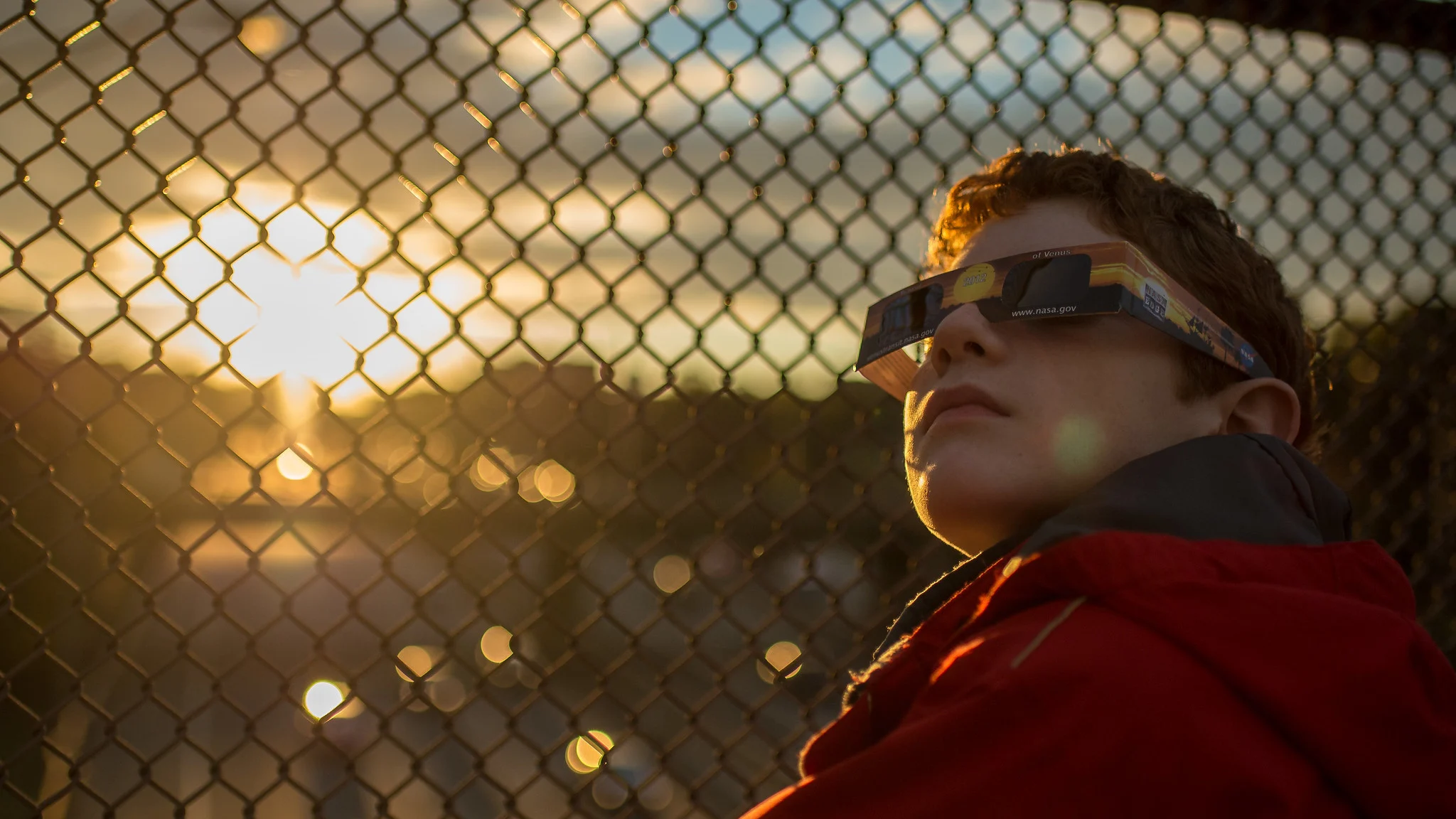 Eclipse glasses example - NASA Bill Ingalls